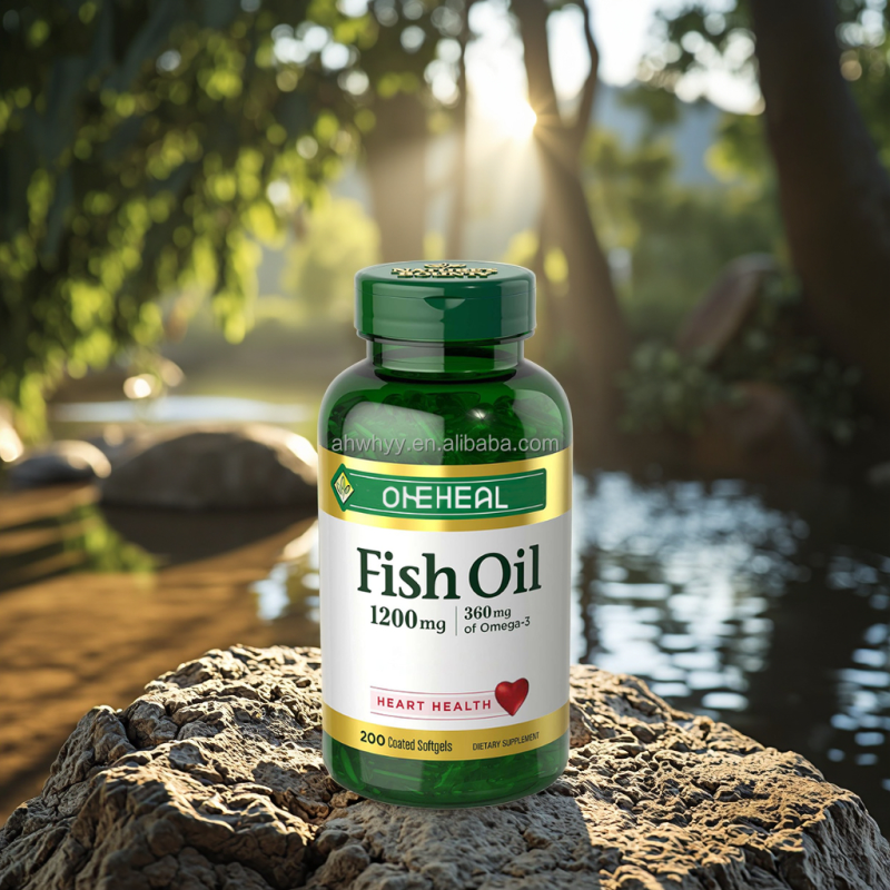 OEM Fish Oil Softgel EPA/DAH  Customized Label Deep Sea High Potency omega 3 Fish Oil Softgel