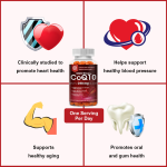 OEM Heart Health Support Coq10 Capsules Health Products Coq10 Dietary Supplements Coq10 Capsules