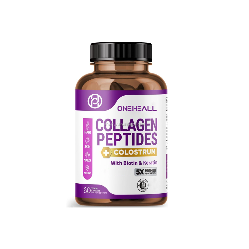 Private Label High Purity Collagen Peptides Capsule Beautiful Whitening Skin Antioxidant Supplement Collagen Peptides Capsules