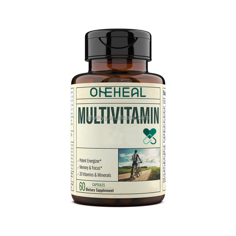 OEM Multivitamin Capsules Supplement Complex Vitamins and Minerals for Adults Dosage Form Pills Multivitamin Capsules
