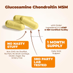 Glucosamine Chondroitin Turmeric Capsules for Joint Support Cartilage Flexibility Glucosamine Chondroitin Capsules