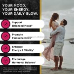 Naturally Maca Root Capsules Herbal Supplements for Women's Hormone Balance &  Mood Support Energy Vegan Capsules