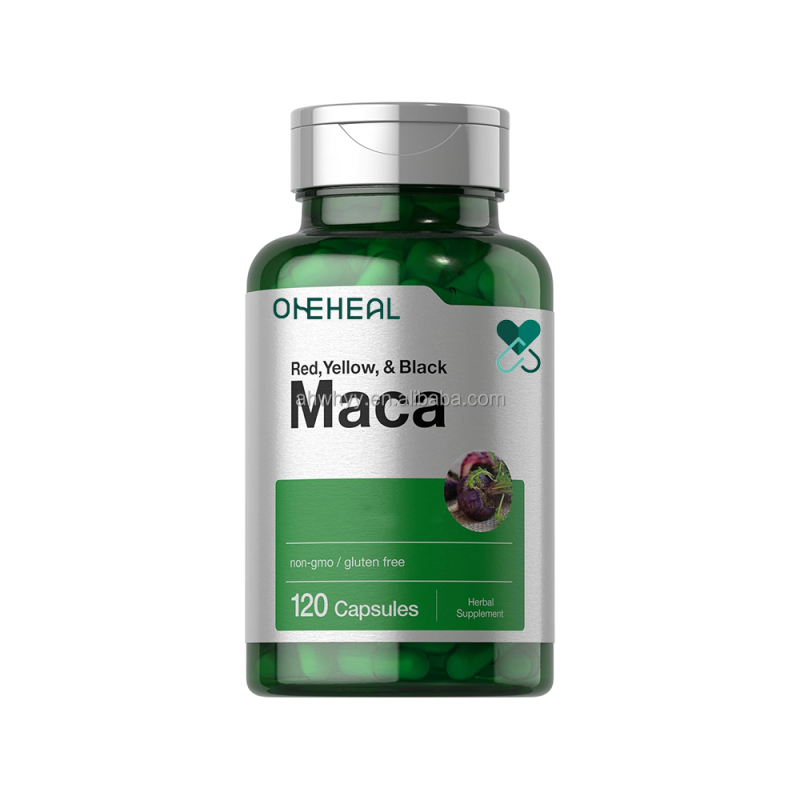 High Quality Maca Ginseng Capsule Men Energy Support Maca Root Capsule  Energy Booster Strong Maca Capsules
