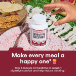 Digestive Enzyme Capsule CT Dual Action Digestive Enzymes Organic Prebiotics Probiotics for Gut Health Digestive Enzyme Capsules