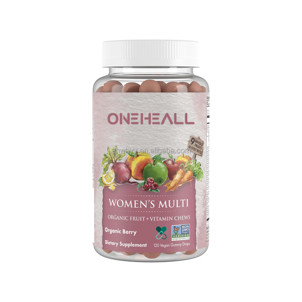 OEM/ODM Organics Women's Certified Fruit Gummies Multivitamin Fruit Gummies Women's Multivitamin Gummy