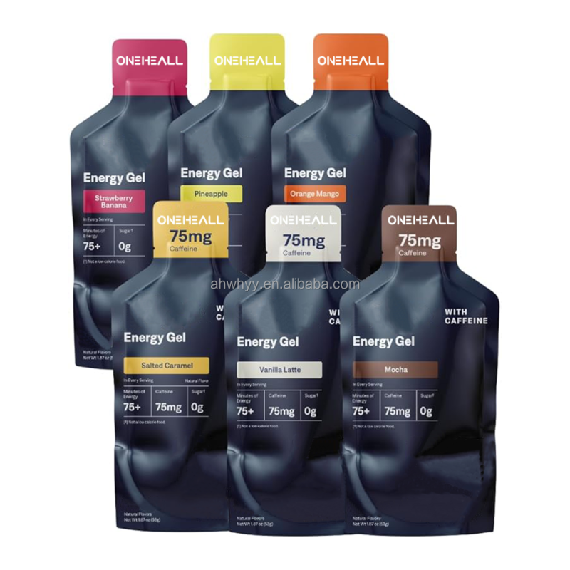 Sports Nutrition Energy Electrolyte Gel Drink for Running Provide Energy OEM Free Sample Energy Drink Gel