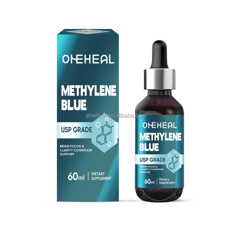 USP Grade Methylene Drops  Antioxidant Blue Formula Cellular Energy Mitochondrial Support Supplement Methylene Drops