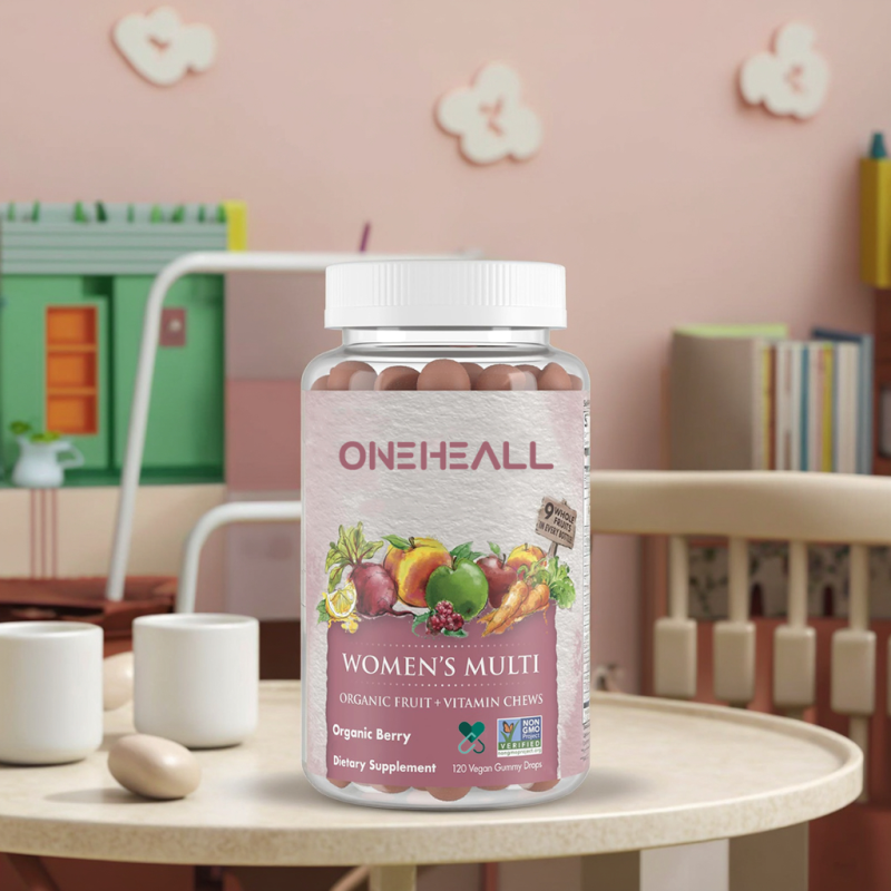 Multivitamin Gummies for Women Certified Fruit Gummies Multivitamin Vegan Real Fruit Multivitamin Gummies