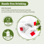 Wholesale Customized Pure Mugwort GreenTea Bag Drink Wormwood Leaf Raw Material Healthy Mugwort Leaves  Green Teabags