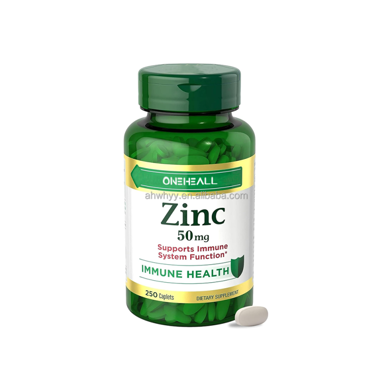 Vitamin Zinc 50mg Immune Support Antioxidant Supplement Tablet for Adult Skin Health Promotion Vitamin Zinc Tablet