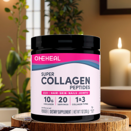 Private Label Super Collagen Peptides Powder Healthy Support Hydrolyzed Type Super Unflavored Collagen Powder