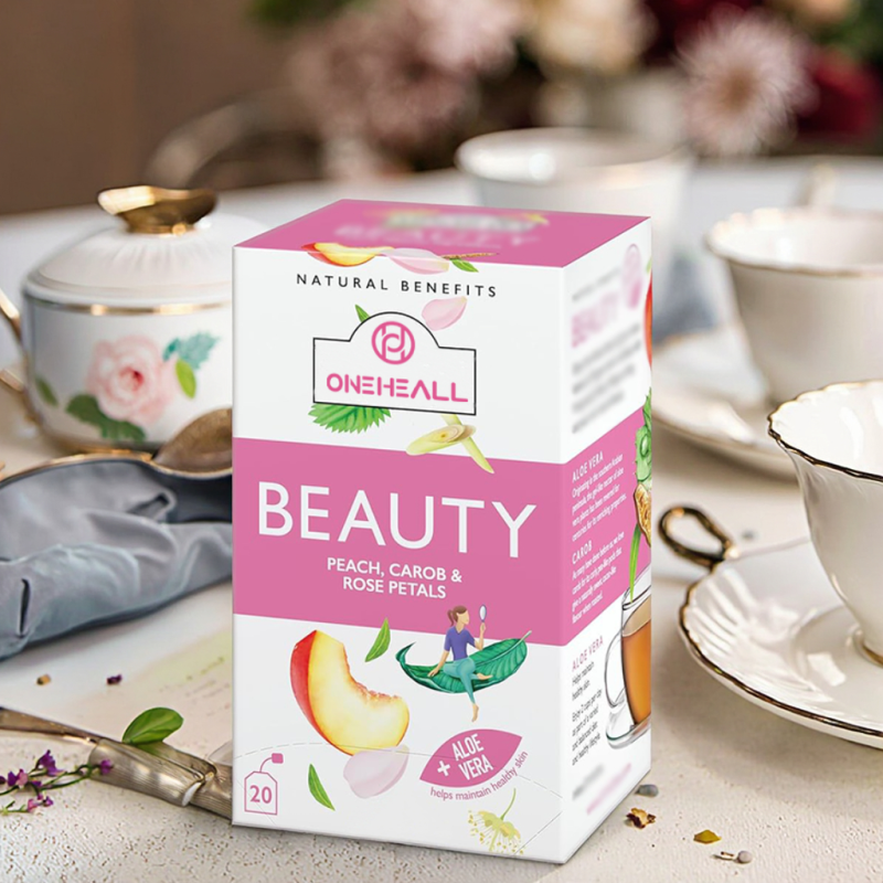 Wholesale Beautifying Tea Decaffeinated Sugar-Free Herbal Tea Peach Beauty and Skin Care Natural Benefits Tea Bag