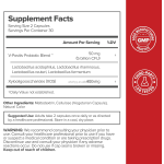 Probiotics Supplement for Women pH Balance Prebiotics Lactobacillus Blend Promotes Healthy Vaginal Odor Probiotics Capsules