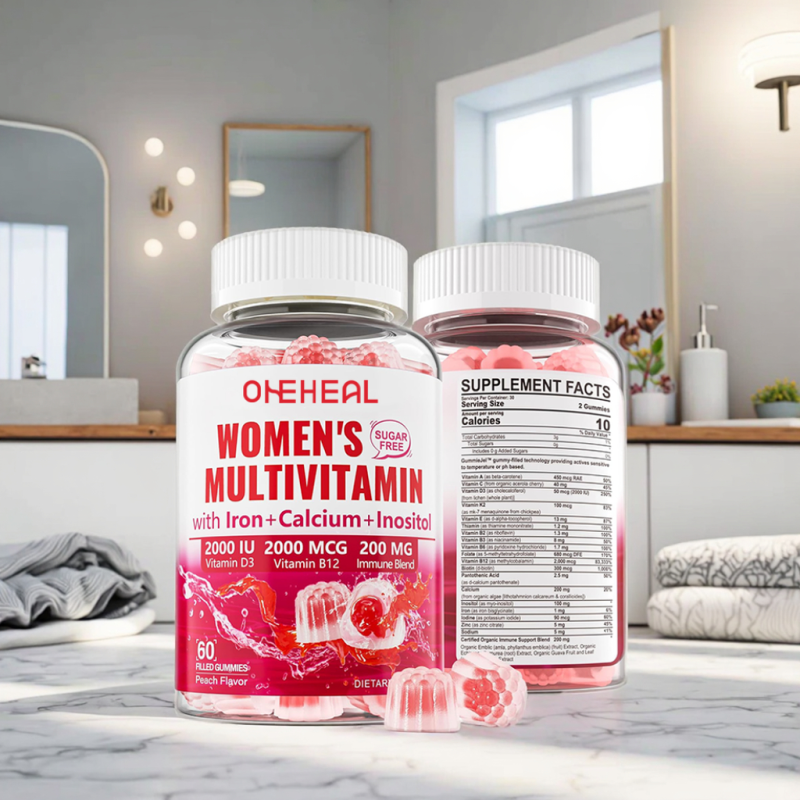 Food Grade Multivitamin Candy Gummy Natural Certified Multivitamin Gummies for Adult OEM Multivitamin Gummy