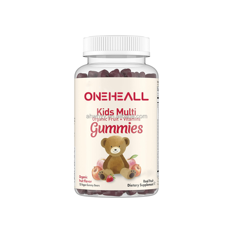 Organics Vitamin Zinc Bear Multivitamin Gummy Ertified Vegan Kids Gummy Vitamins Real Fruit Multivitamin Gummies