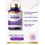 Private Label Probiotic Capsules Vegan Digestive Support and Gut Health Prebiotics Supplement Capsules