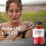 Premium Antarctic Krill Oil Softgel Healthcare Supplement EPA DHA Krill Oil Immunity boost Softgel Capsules