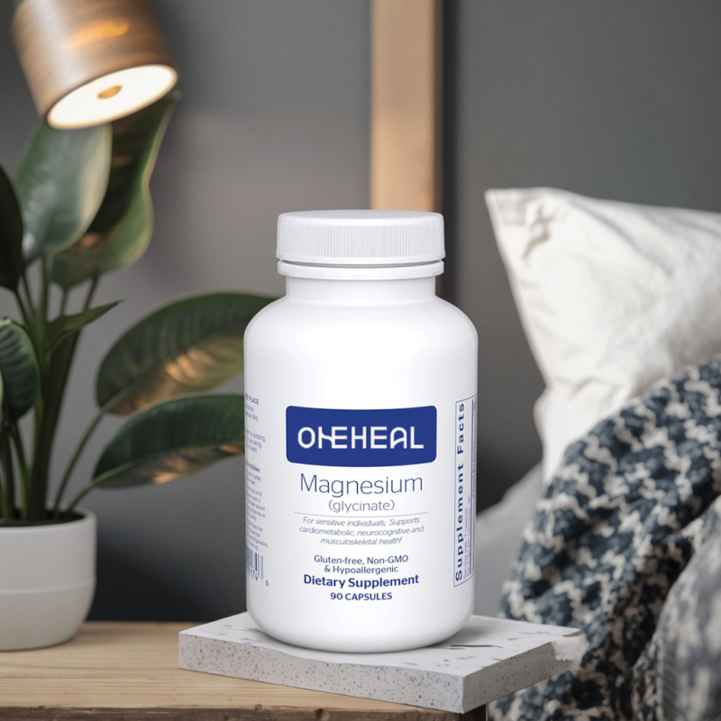 Natural Pure Magnesium Glycinate Capsule Good Tolerance Improve Metabolism and Digestion Magnesium Glycinate Capsules