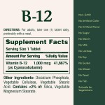 ODM OEM Vegan B12 Vitamins Supplement Tablet Customizable Vitamins for Health Boost B12 Tablets