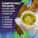 Organic Spearmint Herbal Tea  Eco-Friendly Tea Bags Herbs Pure Spearmint Leaves Tea Bags