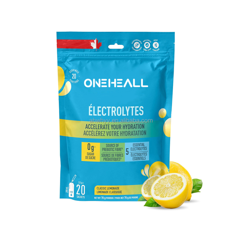 Private Label Electrolytes Drink Mix Powder Sachets Sugar-Free Hydration Replenishment Sports Nutrition Electrolytes Powder