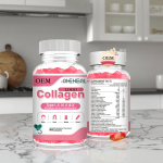Organic Vegan Collagen Peptides Gummies for Hair Skin Nails Premium Collagen Supplement