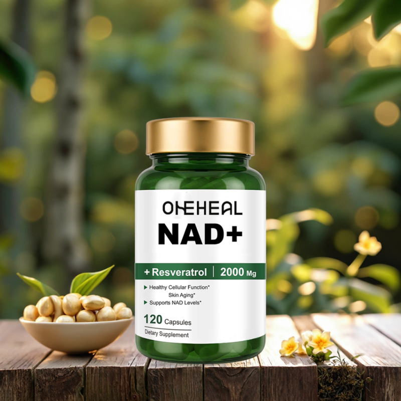 Factory Wholesale Liposomal NAD Capsules Resveratrol Supplement NMN Improves Skin High Purity NAD Capsules