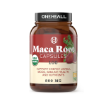Organic Red Maca Root Capsules Health Supplement Support Energy Levels Pure Maca Capsules