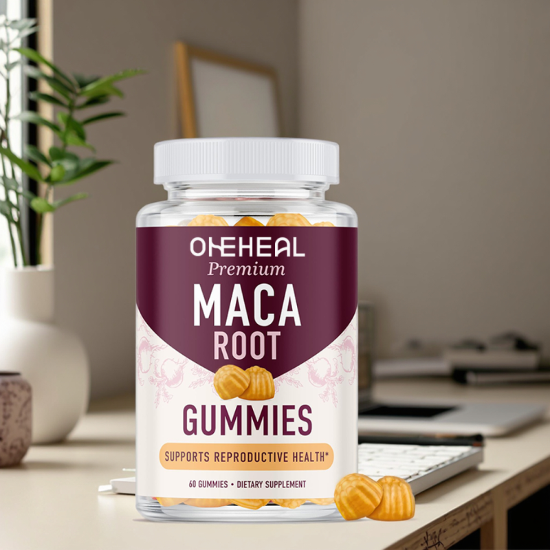 Hot Selling Factory  Nat Maca Root Gummies Energy Support Hormone Balance Maca Root Gummy