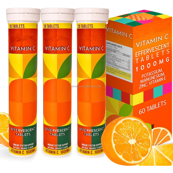 Herbal Supplements Vitamin C Tablets for Effective Skin Whitening Vitamin Food Supplement Vitamin c Tablets