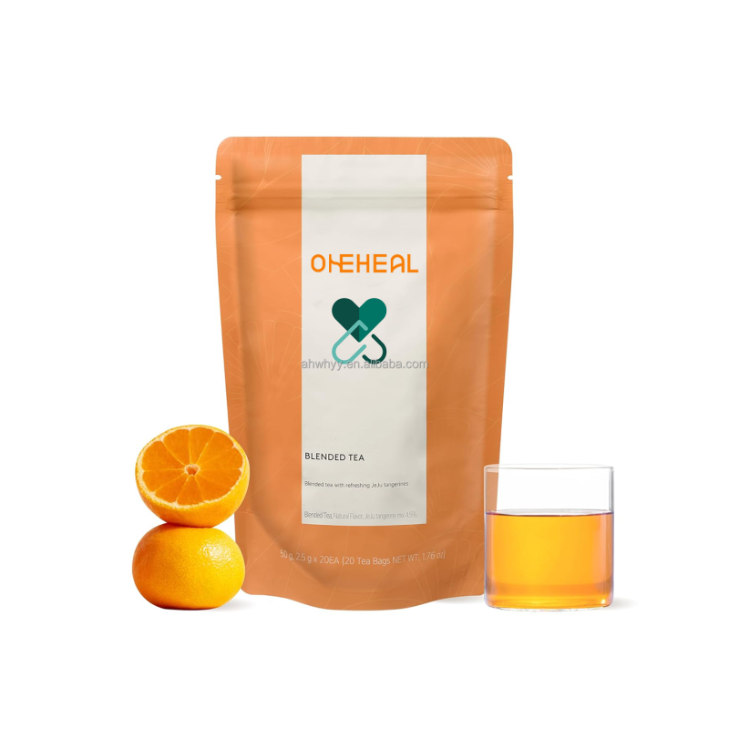 Factory Tangerine Tea  OEM Mixed Fruit Tea Bag Top Rated Tangerine Tea Bags