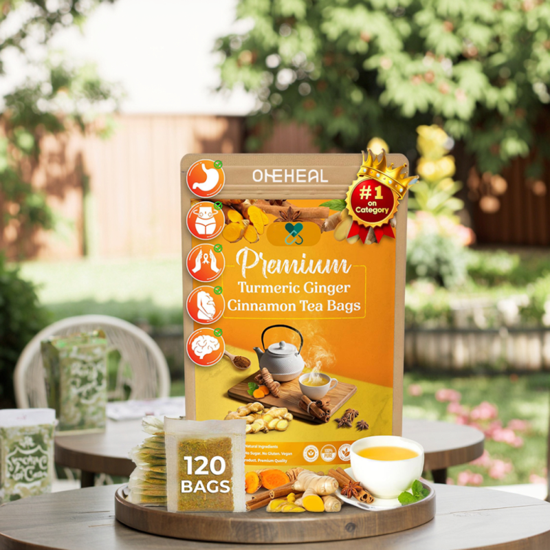 Wholesale of Popular Ingredients Natural Organic Ginger Tea No Sugar Premium Natural Turmeric Ginger Cinnamon Tea Bag