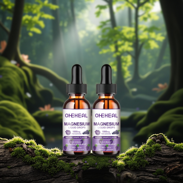 Factory Supply Wholesale Price Magnesium Glycinate Liquid Drops Healthcare Supplement Magnesium Glycinate Liquid Drops