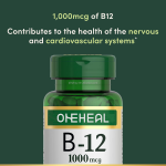 High Vitamin B12 Tablets Support Energy Nutritious OEM Vitamins Supplement Vitamin B12 Tablet