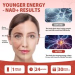 High-Potency NAD+ Liquid Supplement NAD Resveratrol PQQ Collagen Skin Energy Focus Healthy Aging NAD+ Liquids