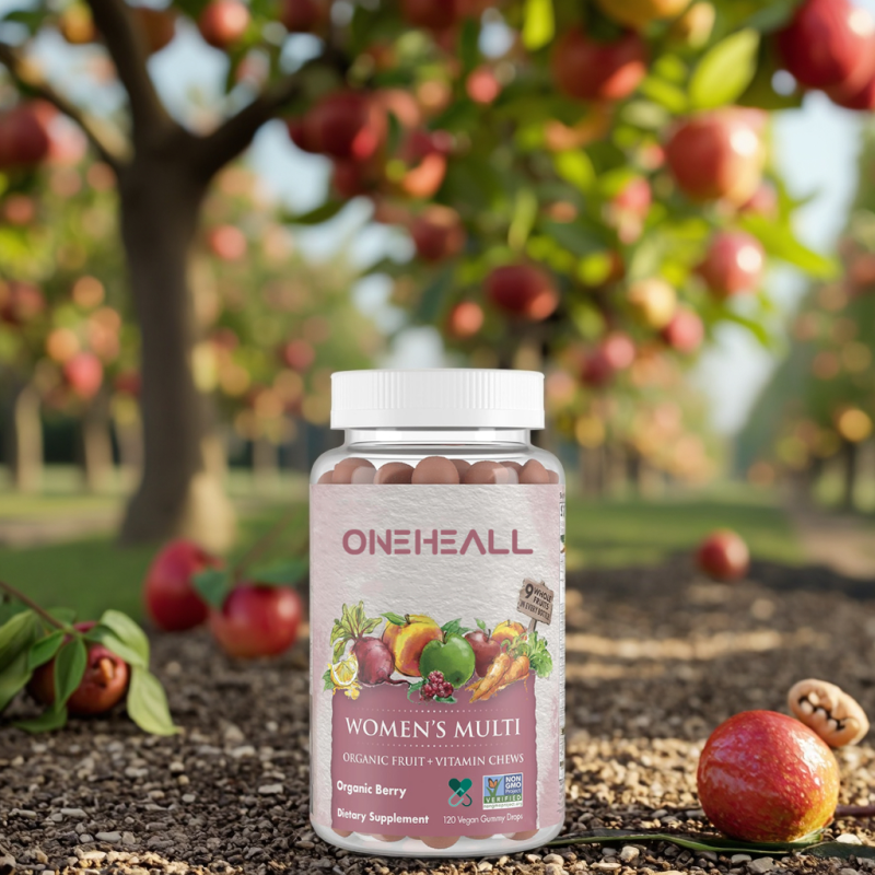 China Gummy Multivitamin Women's Certified Vegan Real Fruit Multivitamins Women Gummy
