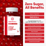 Herbal Supplement Apple Cider Vinegar Gummies Intestinal Digestive Support Apple Cider Vinegar Gummies