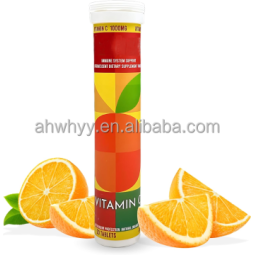 Winstown Healthy Effervescent Tablets Vitamin C Effervescent Tablet Supplement to Improve Immunity for Adults