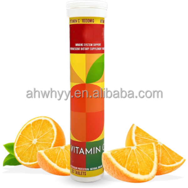 Winstown Healthy Effervescent Tablets Vitamin C Effervescent Tablet Supplement to Improve Immunity for Adults