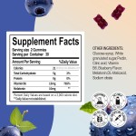 Deep Sleep 10mg Melatonin Gummies Plant Extracts for Restful Sleep Melatonin Gummy