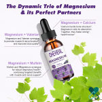 Private Label High Absorption Liquid Magnesium Complex Healthcare Supplement Magnesium Glycinate Liquid Drops