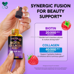 Wholesale Collagen Drops Extra Strength Private Label Health Liquid Biotin Collagen