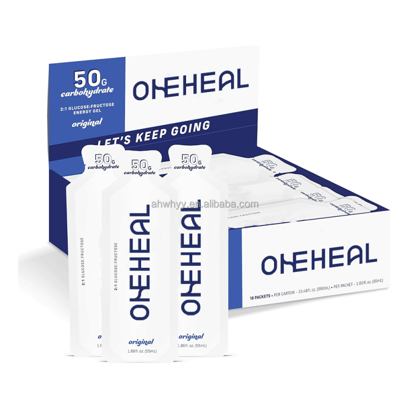 Original 50g High-Carb Energy Gel Carbs Per Serving Adult Endurance Fuel No Preservatives Energy Gelling