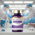 Private Label Probiotic Capsules Vegan Digestive Support and Gut Health Prebiotics Supplement Capsules