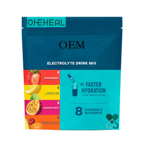 Custom Organic Hydration Electrolyte Powder with Energy Management Vitamins & Magnesium for Adults Electrolyte Powder