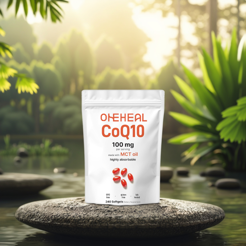 Factory OEM Co-enzyme Q10 Softgel Antioxidant Support for Heart Energy Coenzyme Q10 Softgels