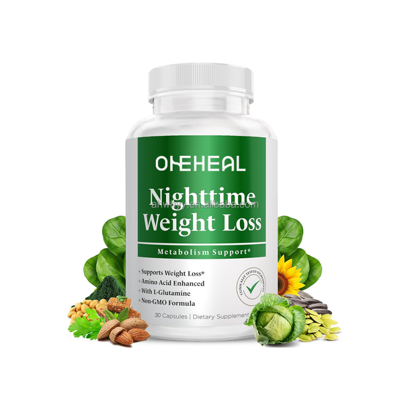 OEM Nighttime Fat Burner Capsules Appetite Suppressants Weight Loss Capsules Herbal Supplements for Adult Capsules