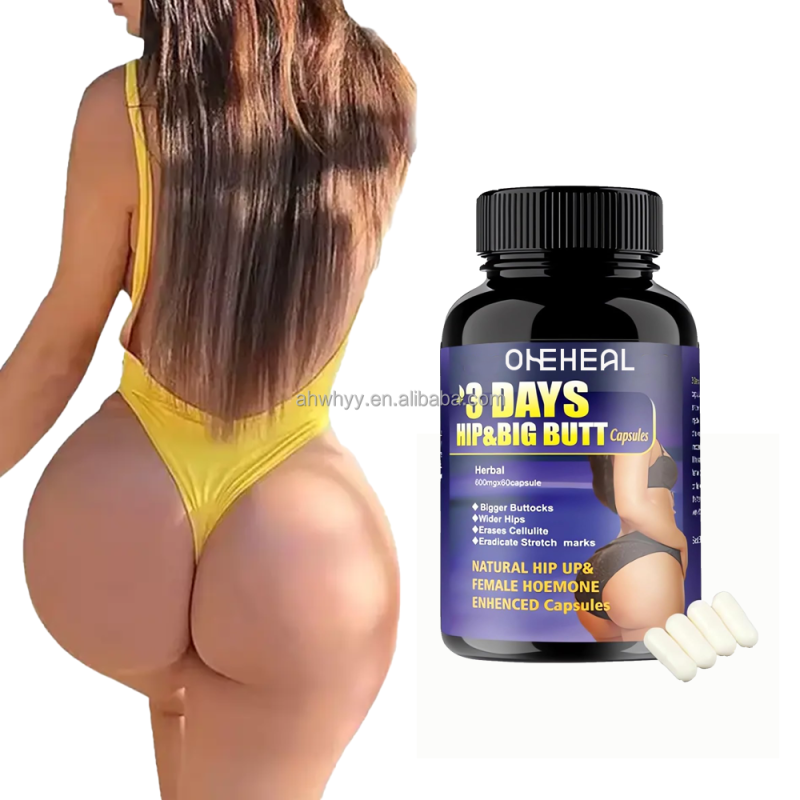 Popular Selling Big Butt Enhanced Capsules Herbal Supplements Adult Women Beauty Product for Big Buttocks Capsules