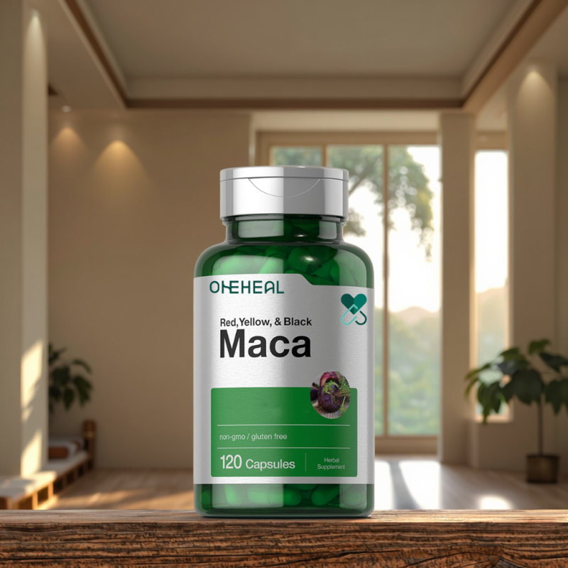 OEM High Quality Maca Root Capsules 48000 mg Panax Ginseng Capsules Maca Root Supplement Capsules