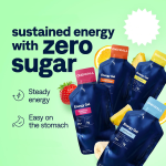 Liquid Sports Energy Gel Packet Electrolyte Boost Power High Carb Nutrition Energy Gels